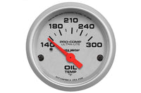 AutoMeter 2-1/16" Oil Temperature Gauge, 140-300 °F, Air-Core, Ultra-Lite (4348)