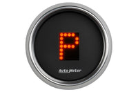 AutoMeter 2-1/16" PRNDL Gauge, P,R,N,D,L,OD,O,5,4,3,2,1, Cobalt (6150) - view 2