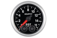 AutoMeter 2-1/16" Pyrometer, 0-1600 °F, Stepper Motor, Elite (5646)