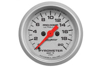 AutoMeter 2-1/16" Pyrometer, 0-2000°F, Stepper Motor, Ultra-Lite (4345)