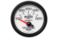 AutoMeter 2-1/16" Transmission Temperature, 100-250 °F, Air-Core, Phantom II (7549)