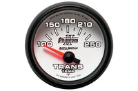 AutoMeter 2-1/16" Transmission Temperature, 100-250 °F, Air-Core, Phantom II (7549) - view 2