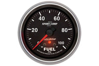 AutoMeter 2-5/8" Fuel Pressure, 0-100 PSI, Peak & Warn, Stepper Motor (7663)