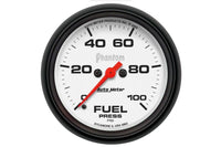AutoMeter 2-5/8" Fuel Pressure Gauge, 0-100 PSI, Stepper Motor (5863)