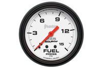 AutoMeter 2-5/8" Fuel Pressure With Isolator, 0-15 PSI, Mechanical, Phantom (5813)
