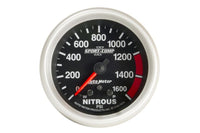 AutoMeter 2-5/8" Nitrous Pressure Gauge w/ Peak & Warn, 0-1600 PSI, Sport-Comp II (7674)
