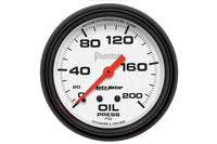 AutoMeter 2-5/8" Oil Pressure, 0-200 PSI, Mechanical, Phantom (5822)