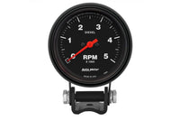 AutoMeter 2-5/8" Pedestal Tachometer, 0-5,000 RPM, Z-Series (2888)
