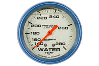 AutoMeter 2-5/8" Ultra Nite Water Temperature Gauge, 140-280°F, Liquid Filled, Mechanical (4235)