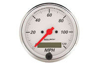 AutoMeter 3-1/8" Speedometer, 0-120 MPH, Electric, Arctic White (1388)