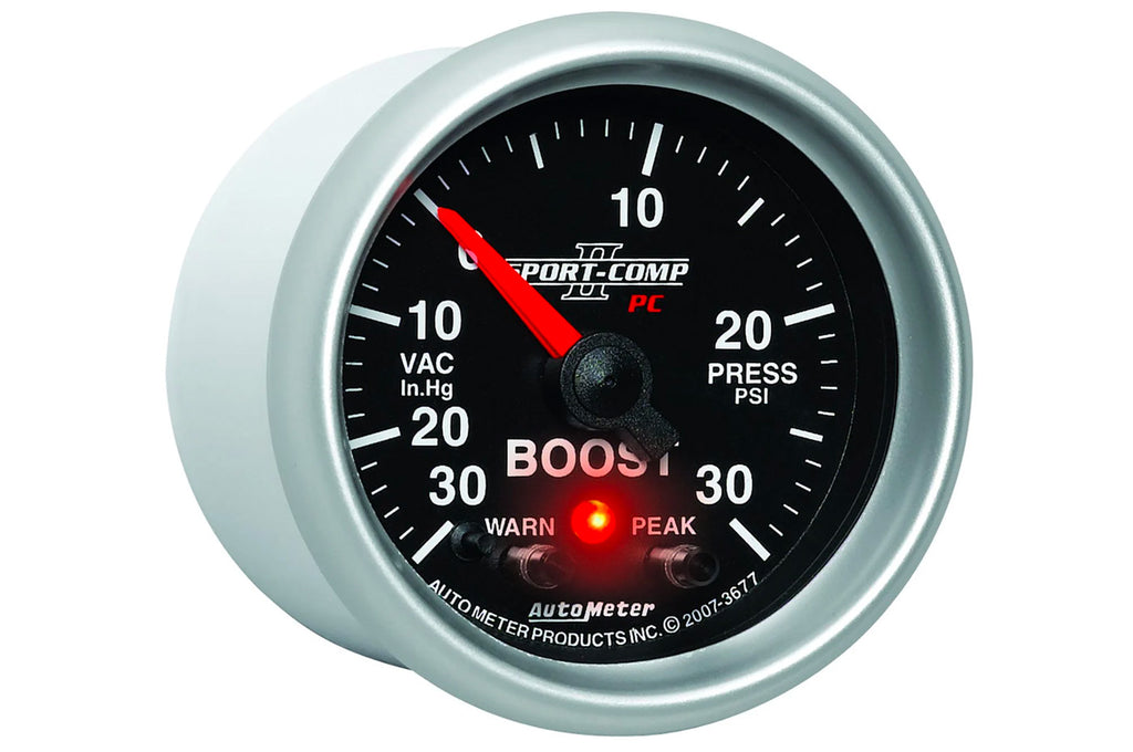 3401j Mechanical Gauge No Electrical Needed Auto Meter 3401-J Sport-Comp ...