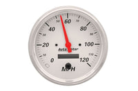 AutoMeter 5" Speedometer, 0-120 MPH, Electric, Arctic White (1389)