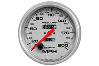 AutoMeter 5" Speedometer, 0-200 MPH, Mechanical, Ultra-Lite (4496)
