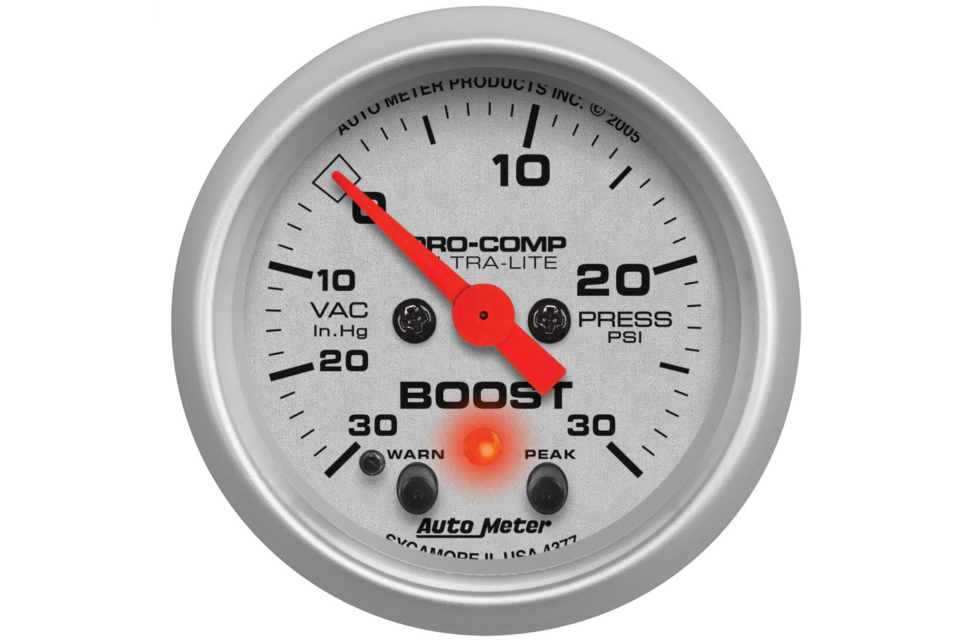 AutoMeter 52mm Ultra-Lite Boost/ Vacuum Gauge (4377)