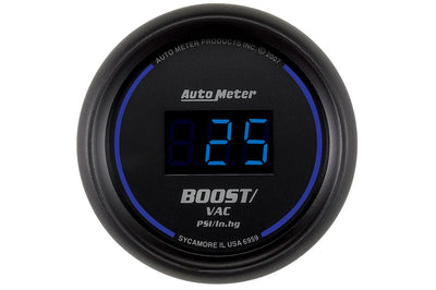 AutoMeter 52mm Cobalt Digital -30 to 30 PSI Boost/ Vacuum Gauge (6959)