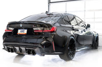 AWE SwitchPath Catback Exhaust for BMW G8X M3/M4 (3025-42480 with diamond black tips) installed