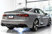 AWE Touring Edition Catback Exhaust for the B9 2017-2019 Audi RS5 (3015-33108) installed