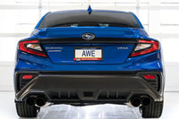 AWE Track Edition Catback Exhaust for 2022+ VB Subaru WRX (3020-43979) installed