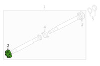 BMW OEM Drive Shaft Flex Disc/Guibo for G8X M2/M3/M4 (26119846038)