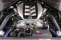 Boost Logic Nissan R35 GTR 3" Titanium Intake Kit (02010811) blued titanium finish installed