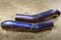 Boost Logic Nissan R35 GTR 3" Titanium Intake Kit (02010811) blued titanium finish