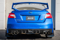 Borla S-Type Cat Back Exhaust for 2015-2021 VA Subaru WRX (140595) with polished tips installed on STi