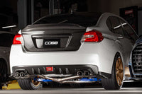 COBB Stainless Steel Cat-Back Exhaust for EJ25 VA 2011-2021 Subaru WRX/STi Sedan (515160) installed