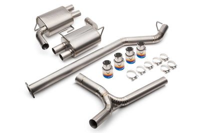 COBB Titanium Cat-back Exhaust for 2022+ Subaru WRX (516160) muffler, piping, tips and clamps
