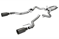 Corsa 3" Cat Back Exhaust for 2017-2020 Gen2 Ford F150 Raptor (14397GNM) Gunmetal finish