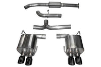 Corsa Sport Cat-Back Exhaust for 2015-2021 Subaru WRX (14857BLK) with black tips