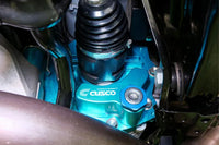 Cusco High Capacity Billet Differential Cover for 2023+ Toyota GR Corolla (1C7 008 AL) blue anodized finish installed