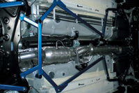Cusco Power Brace Floor Center for Mitsubishi Evo X (566 492 C) chassis brace installed
