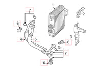 Mitsubishi Engine Oil Cooler Feed and Return Lines - Evo 7/8/9