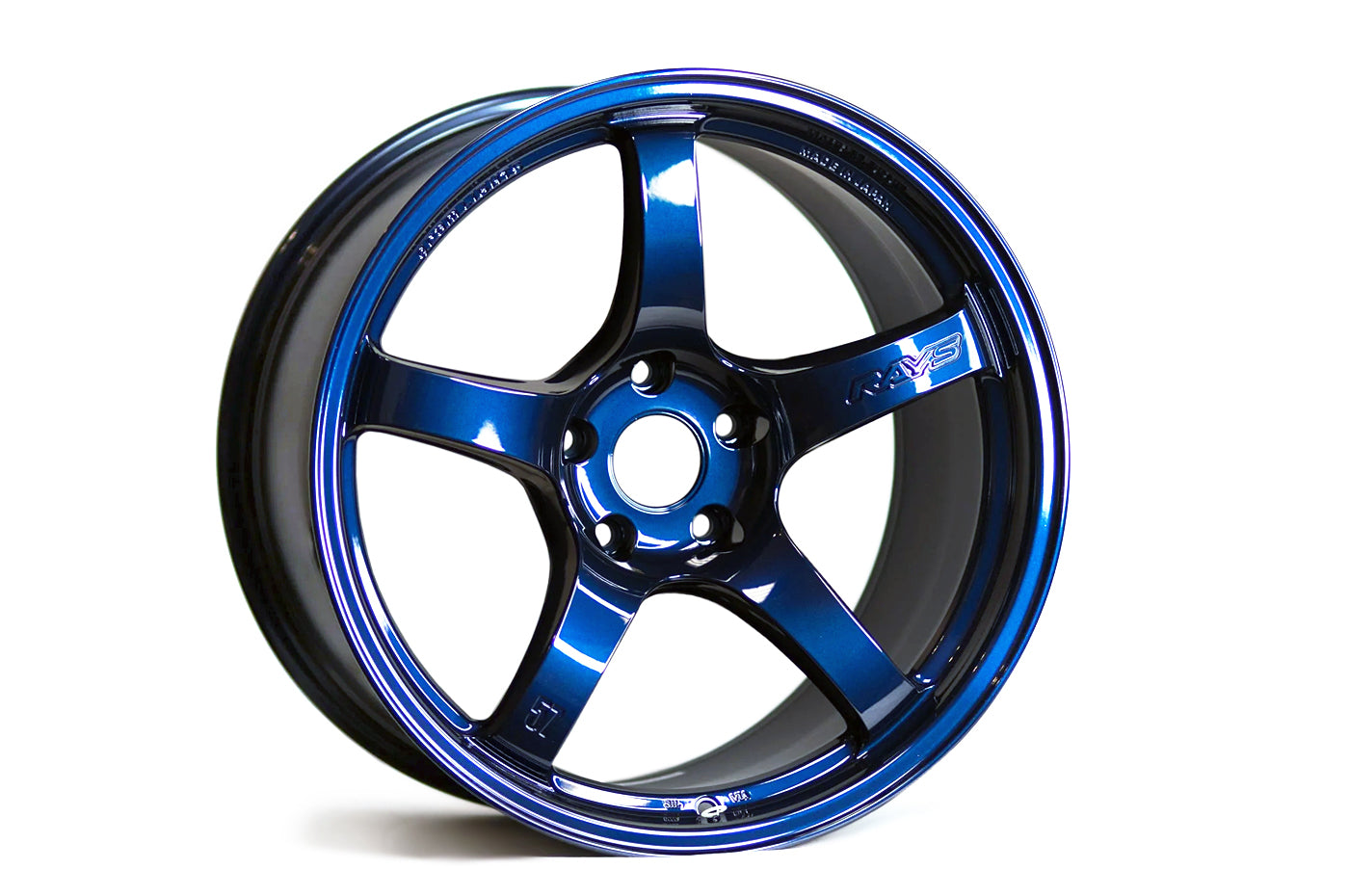 Gram Lights 57CR Eternal Blue Pearl Wheels