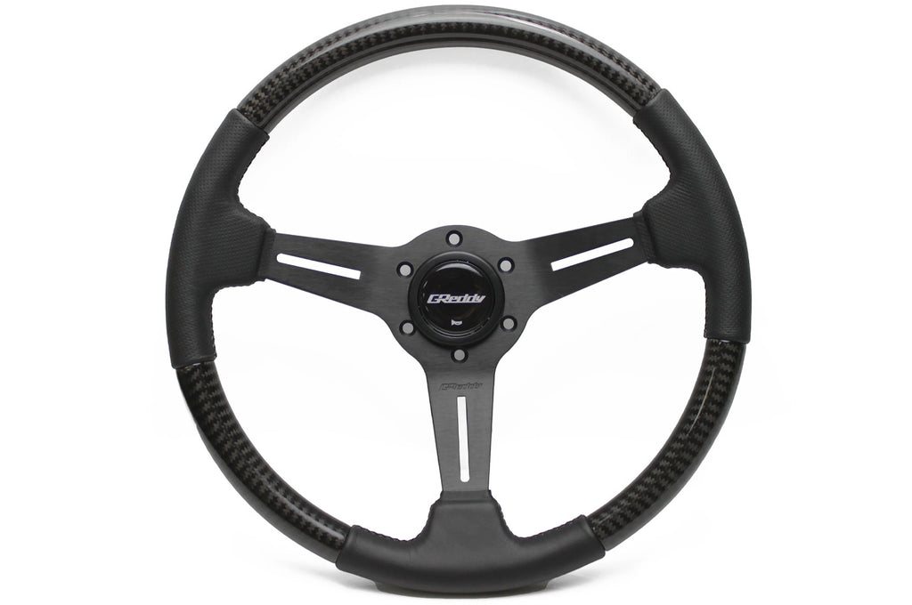 G Reddy Wheel GReddy Sport Carbon/Leather Steering Wheel (16600007)