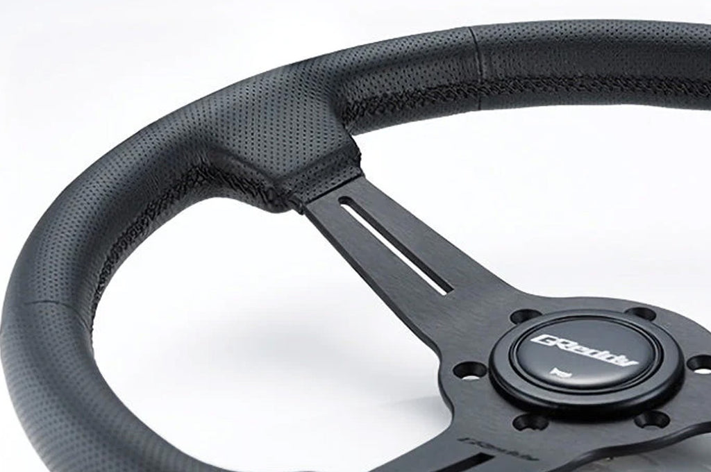 G Reddy Wheel GReddy Sport Steering Wheel Black Edition 47mm Medium Dish