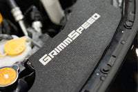 GrimmSpeed Radiator Shroud for 2022+ VB Subaru WRX (GRM113090BLK) installed 