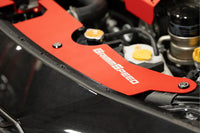 GrimmSpeed Radiator Shroud for 2022+ VB Subaru WRX (GRM113090RED) installed 