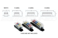 Hella Gang Fuse Box with Side Connections