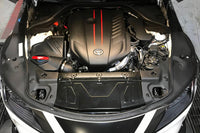 Injen PK Power Package System for MKV 2020+ Supra GR - cold air intake and intercooler charge pipe (PK2300WB) wrinkle black finish installed on Supra