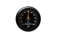 Innovate Motorsports Analog Fuel Pressure Gauge, 0-100 PSI, Black Faceplate (38630)
