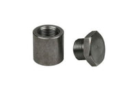 Innovate Motorsports Double Length Bung & Plug, 1", Stainless Steel Bung & Mild Steel Plug (38380)