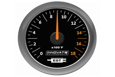 Innovate MTX Analog Exhaust Gas Temperature Gauge Kit - Black Dial (3865)