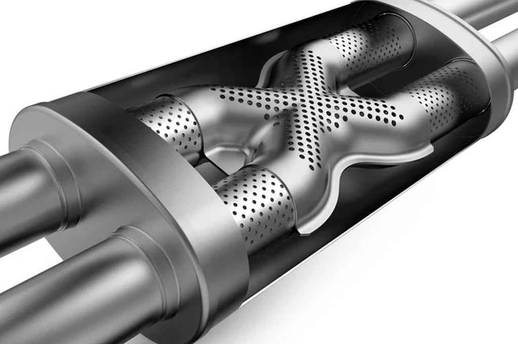 Inside Flowtech Raptor Muffler Flow Magnaflow Gen2 Raptor Performance Exhaust Muffler Replacement Kit