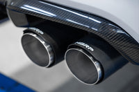 MBRP Resonator-Back Quad Exit Exhaust for F87 BMW M2 Competition (S45023CF) dual carbon tips