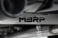 MBRP Resonator-Back Quad Exit Exhaust for F87 BMW M2 Competition (S45023CF) installed