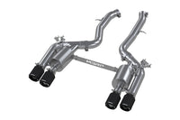 MBRP Resonator-Back Quad Exit Exhaust for F87 BMW M2 Competition (S45023CF)