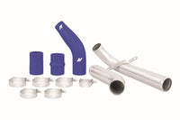 Mishimoto Upper Intercooler Pipe Kit for Mitsubishi Evo X (MMICP-EVO-10UBL) Blue silicone hose