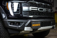 Mishimoto License Plate Relocation Kit for 2017+ Ford Raptor (MMLP-F150-15) installed