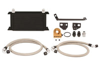 Mishimoto Engine Oil Cooler Kit for 15+ Mustang Ecoboost (MMOC-MUS4-15TBK) black oil cooler with thermostatic oil sandwich plate